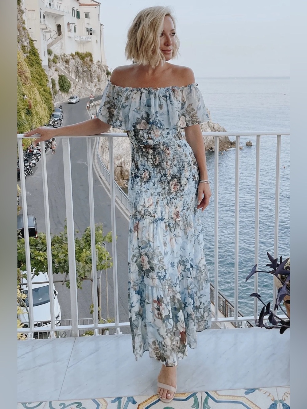 Baltic Born | Amalfi Smocked Maxi Dress